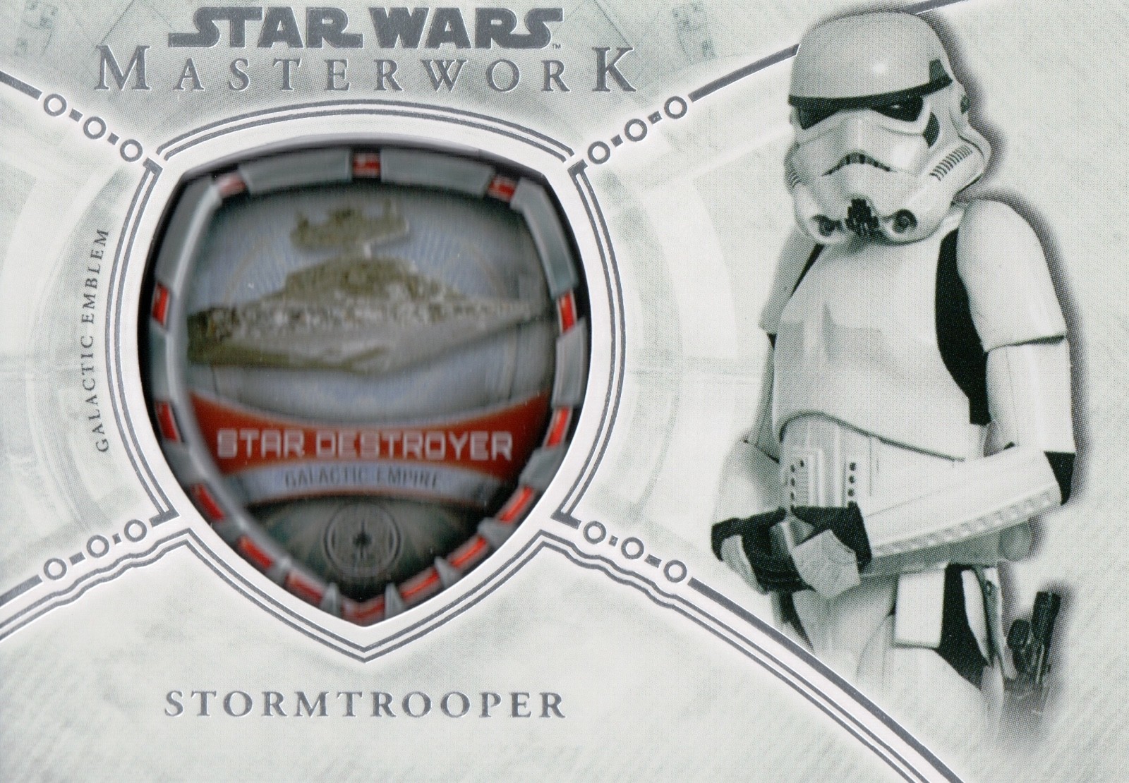 Star Wars Masterworks 2018, Stormtrooper Vehicle Patch Card #124/175