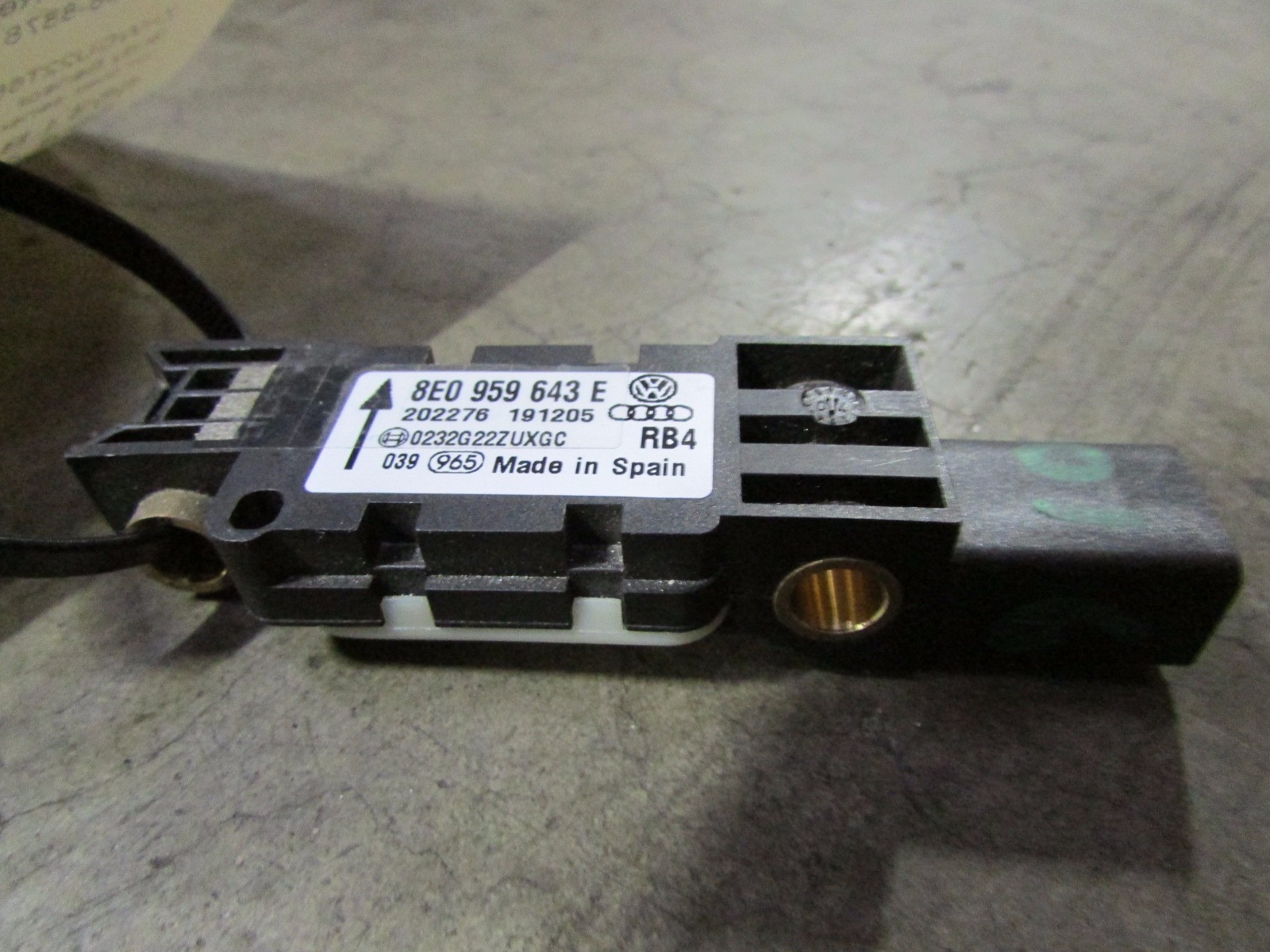 Lamborghini Gallardo, Roll Over Sensor, Used, P/N 8E0959643E