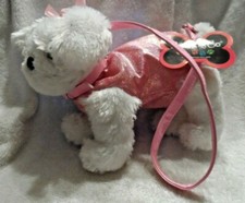 Poochie  co. Mindy "Princess" Faux fur Maltese handbag purse