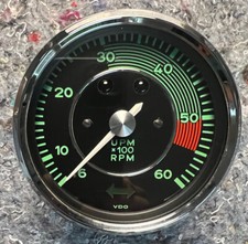 Porsche 356 B T6 Vdo Tachometer For 1600 S