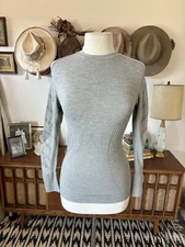 Blanqi Grey Sport Support Long Sleeve Active Top Size Small Maternity