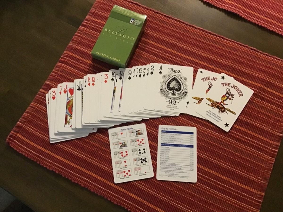 Original Bellagio World Poker Tour BEE Playing Cards by US Playing 