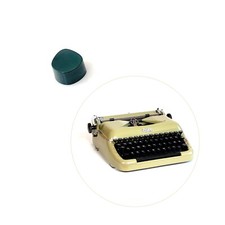 Green Shift Key for Erika 12 Typewriter Vtg Part Schreibmaschine Modell Keyboard thumbnail