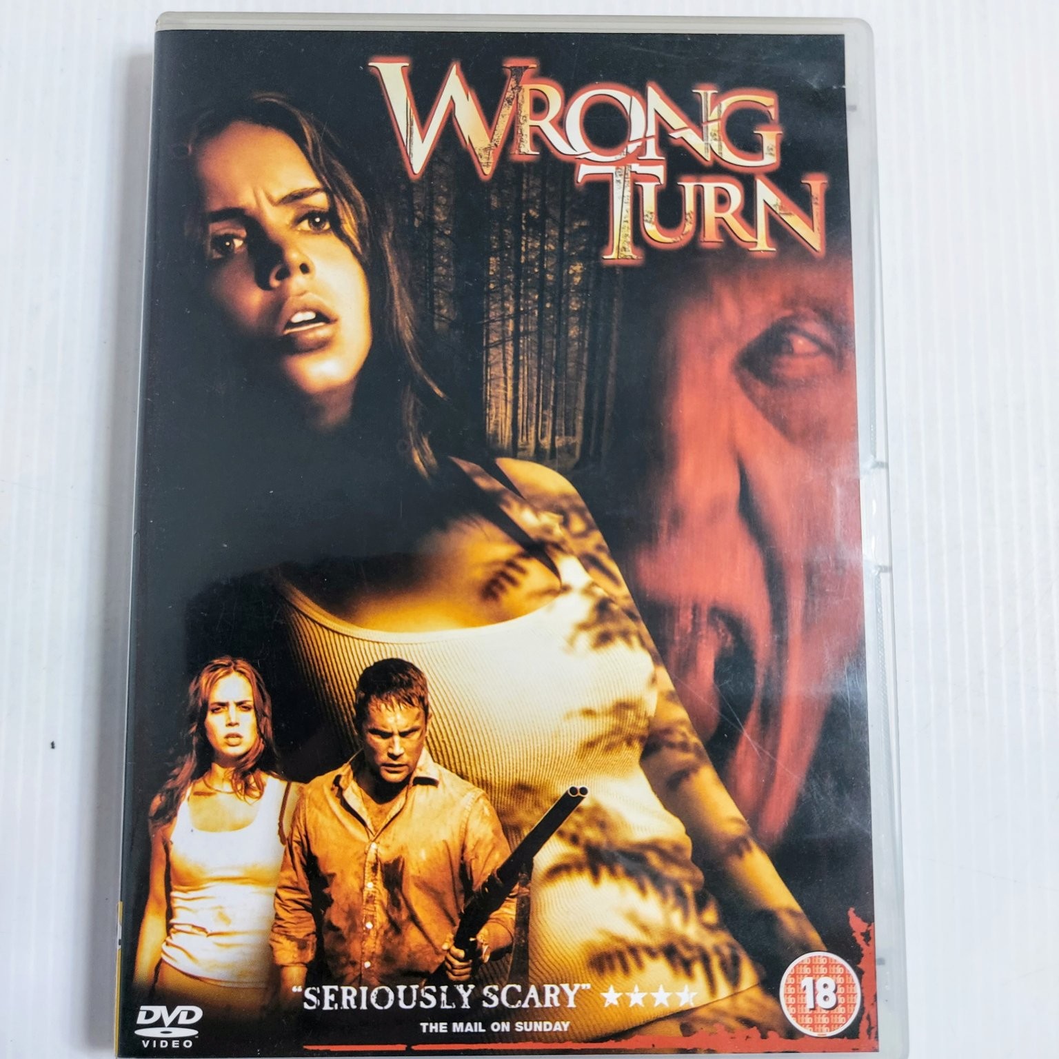 Wrong Turn DVD Horror Film 2003 Rob Schmidt Eliza Dushku