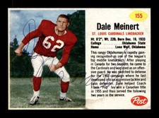 1962 Post #155 Dale Meinert Cardinals POOR *5q
