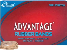 Alliance Rubber 26145 Advantage Rubber Bands Size #14, 1 Lb Box Contains Approx.