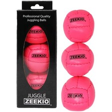 Galaxy Juggling Balls - Professional Leather Set of 3, Fun for All Skill Levels