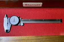 Starrett 120X-6 Dial Caliper Carbide Jaws 0-6 in 0.001 in, Lightly Used