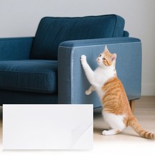 Anti Scratch Furniture Protector, 4 Sheets 12" x 6" Single-Sided, Clear