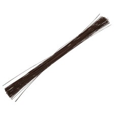 100 Pcs Paper Wire for Crafts Coated Floral Design Supplies Brown Wrapped