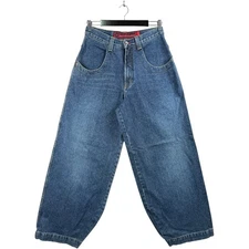 Vintage JNCO Wide Leg Baggy Denim Pants Blue Mens 31