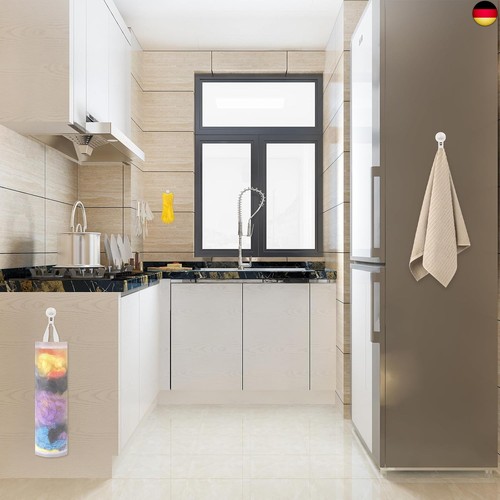 Saugnapf Klammer, 4 Stück Weiß Saugnapf Clip Wasserdicht Duschvorhang Clips M - Bild 6 von 7