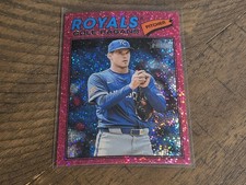 2026 Topps Heritage #113 Cole Ragans Pink Sparkle Nmmt
