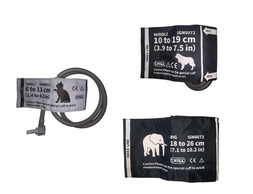 CONTEC 08A Vet Monitor Accessories: Animal Cuffs, SpO2 Sensor, Charger - Picture 6 of 23