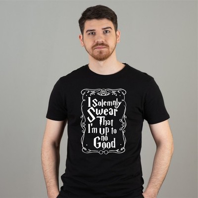 Lustiges Zauberer T-Shirt Ich schwöre feierlich, dass ich nichts Gutes im Schilde Neuheit Magie Geschenk
