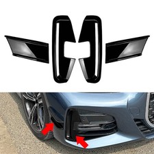 Schwarzer Frontsto�stangen-Lufteinlass-Spoiler f�r BMW 4er G22 G23 2020-2024