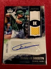 Franklin Barreto - Oakland - 2018 Diamond Kings Material Signature SP 🔥 286/299