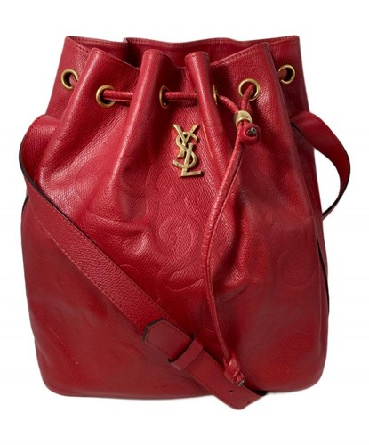 YVES SAINT LAURENT Shoulder Bag Red #721