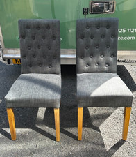Grey Dining Chair Set of Two