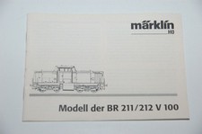 Märklin H0  Original Beschreibung Diesellok BR 211 / 212  V 100  03 04 he na TOP