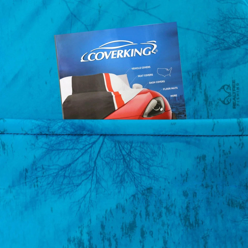 For GMC Sierra 2500 HD 07 Seat Cover Realtree Fishing 1st Row Camo Light Blue Foto 4 de 4