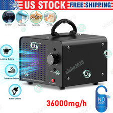 36000mg/h Ozone Generator Machine Air Purifier Ionizer Ozonator Timer for Home