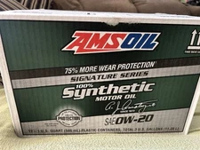 AMSOIL Synthetic Motor Oil 0w-20 (1 Case) 12 Quarts
