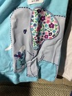 Falls Creek Kids Girls 4T 4pc Denim Shorts Set Elephant Graphic Tee Ruffle — photo 2