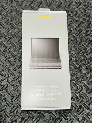 NEW Heyday Wireless Bluetooth Tablet Keyboard Stands for iPad Windows ChromeOS