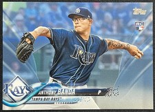 2018 Topps Update Series Anthony Banda #US290 FATHER'S DAY BLUE #40/50 ROOKIE