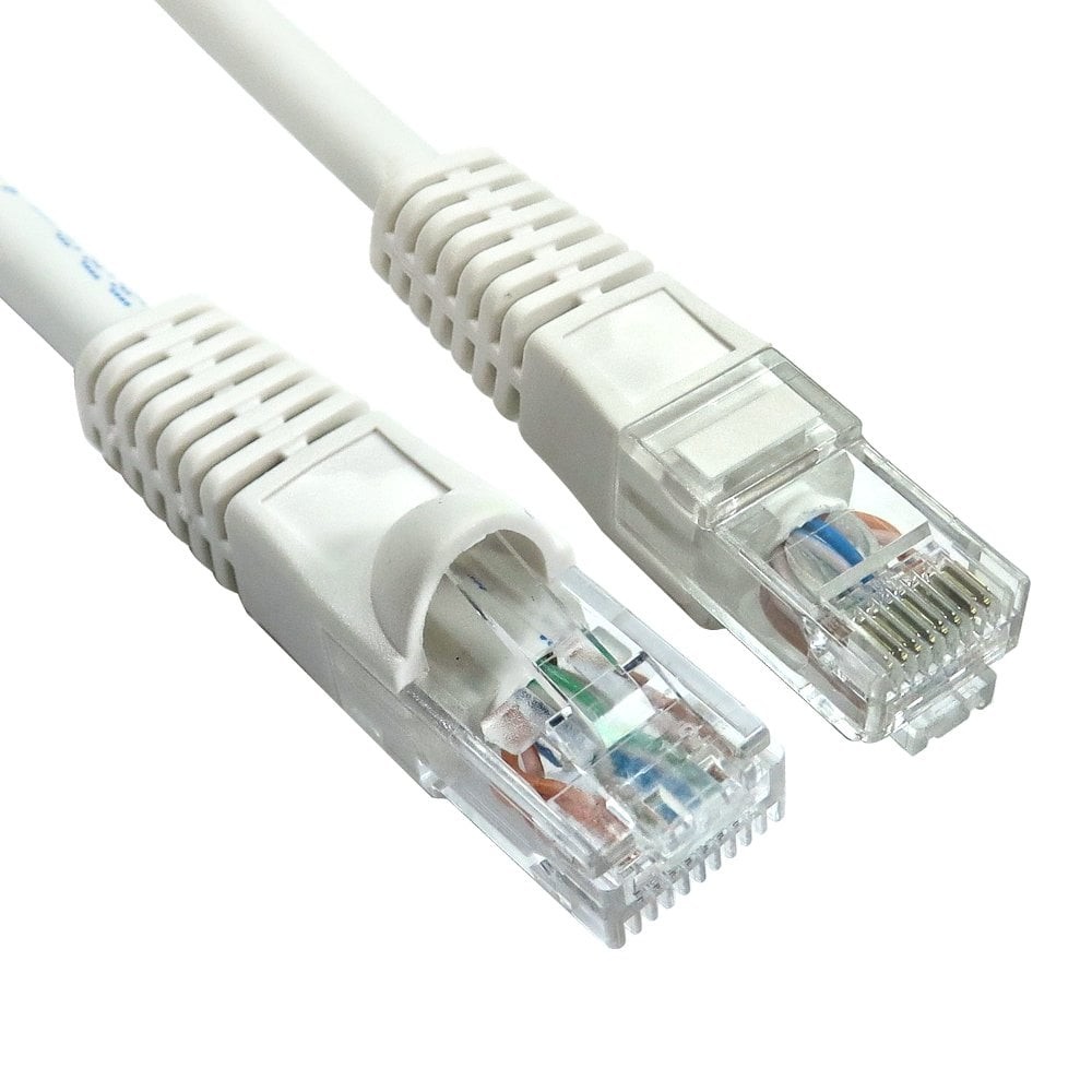 Cables Direct 20m Snagless Cat6 LSZH Patch Cable - White
