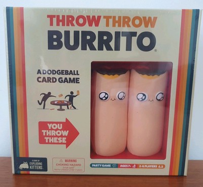 Throw Throw Burrito Ein Völkerball Kartenspiel von Exploding Kittens - Neu