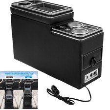 USB Mittelkonsole Staufach Storage F&uuml;r VW T4 T5 T6 Peugeot Console Banz Citr&ouml;en