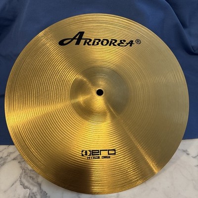 Brilliant Finish 14'' Crash Cymbal Bright Sound Drum Practice Cymbal for Drum Set