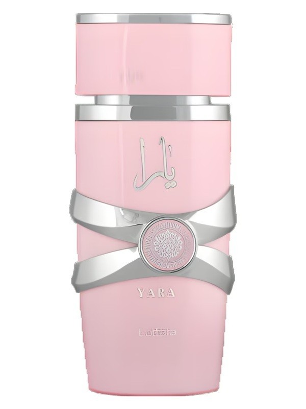 YARA ピンク香水 メタリックバンド付き Yara By Lattafa 100 ML 3.4 FL.OZ EAU DE Perfume Spray 🌟NEW