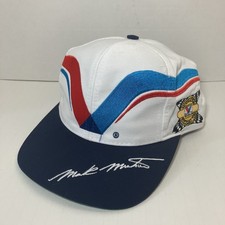 Vintage Nascar Valvoline Racing 6 Mark Martin Snapback Hat Cap White Blue USA