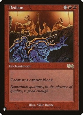 Bedlam - NM R : The List