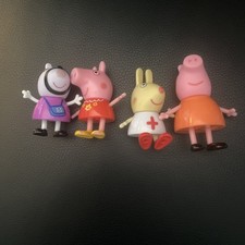 Peppa Pig - Set Of 4 Characters, Peppa, Nurse Rebecca, Mummy, Zoe
