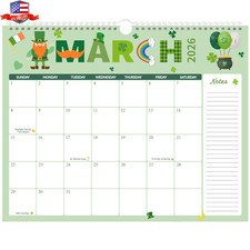 2026 Calendar - 18-Month Wall 2026-2027 from Jan. 2026 - Jun. 2027,...