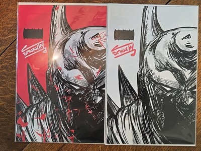 Smunchy Signed x2 Absolute, Dark And Knighted Series Two Artbooks NM
