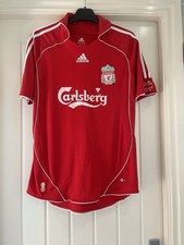 Liverpool FC Official Home Shirt 2006/2007 UEFA champions League Final Shirt M