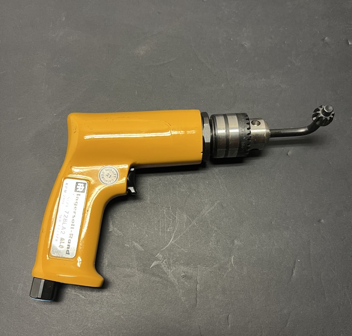 Ingersoll Rand 728LA2 3/8" Pistol Grip Maintenance Air Drill Pneumatic 2100 RPM