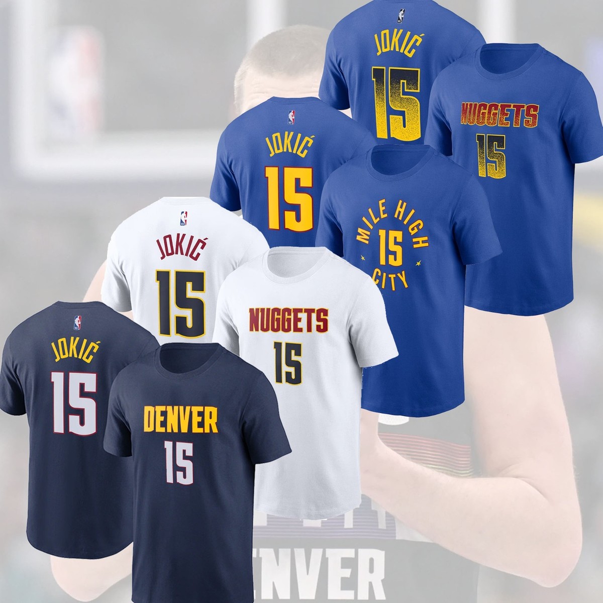 HOT SALE! Nikola Jokić #15 Den.ver Nuggets 2026 Name & Number Fan
