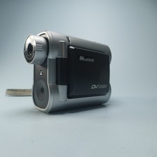 Mustek DV2000 Handheld MPEG4 Digital Video Camcorder Silver Tested