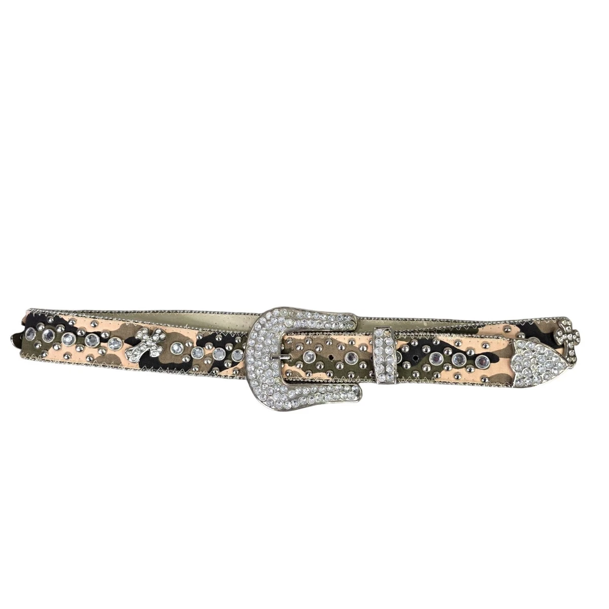 Rhinestone Camouflage Belts for Women for sale | eBay display picture 1