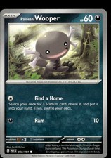 Pokemon Paldean Wooper 058/091 Paldean Fates Non Holo Common 5 Card Lot