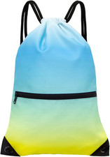 Drawstring Backpack Bag Sport Gym Sackpack