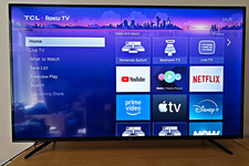 TCL 55" 4K Ultra HD HDR Smart Roku TV Dolby Vision Freeview Play Boxed