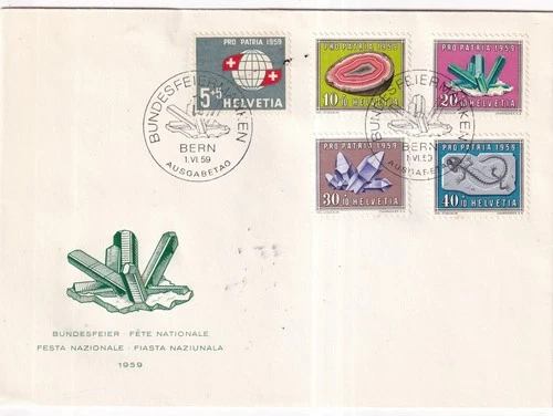 Switzerland Bundesfeier 1959 First Day Cover