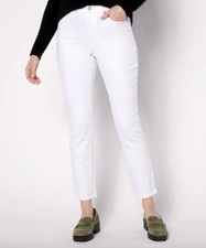 Belle by Kim Gravel Reg TripleLuxe Size 12 Twill Button Front Jean A632177